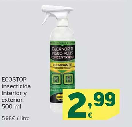 ECOSTOP insecticida interior y exterior