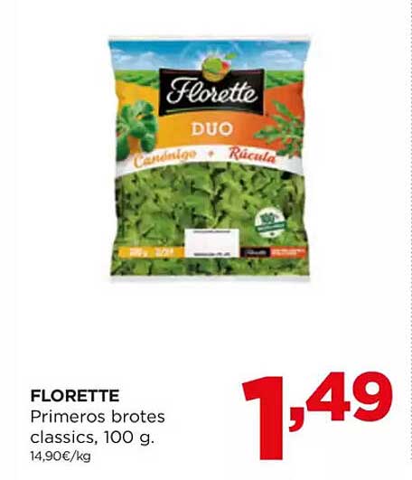 FLorette Duo Canónigo Rúcula