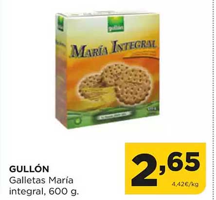 Galletas María integral