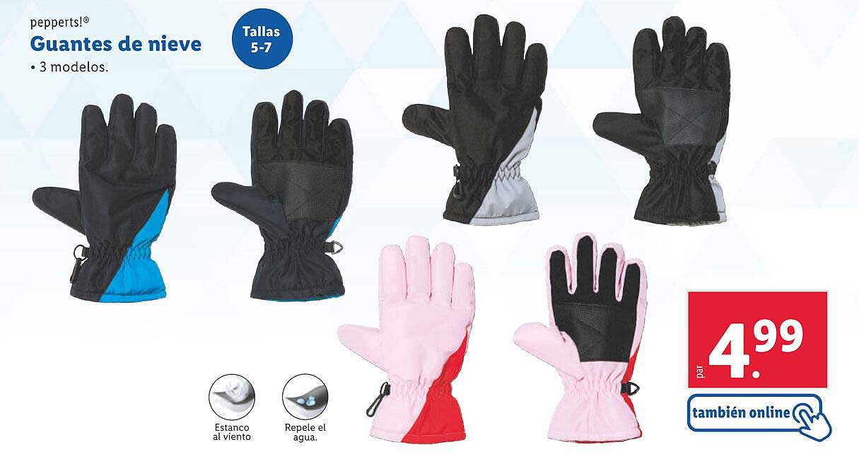 Guantes de nieve