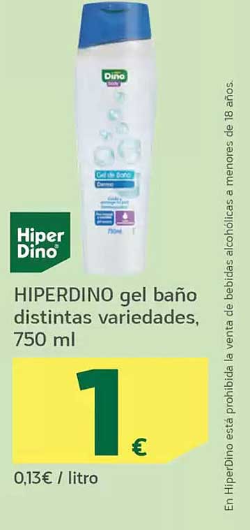 HIPERDINO gel baño distintas variedades