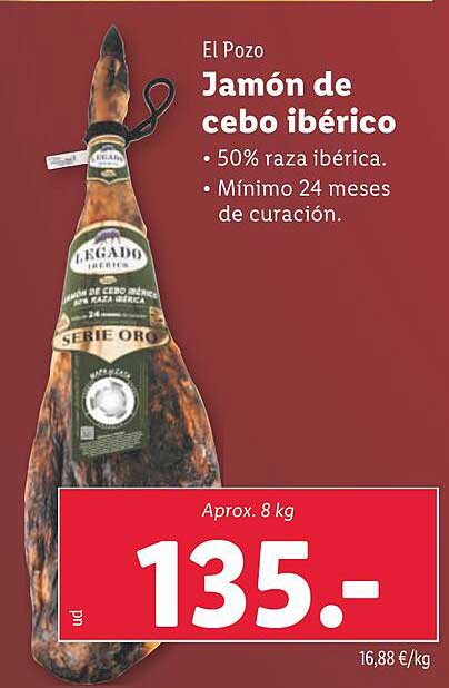 Jamón de cebo ibérico