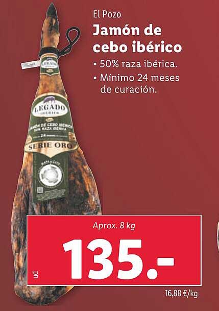 Jamón de cebo ibérico