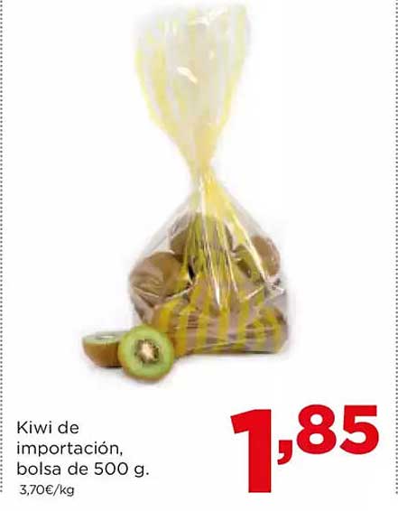 Kiwi de importación, bolsa de 500 g.