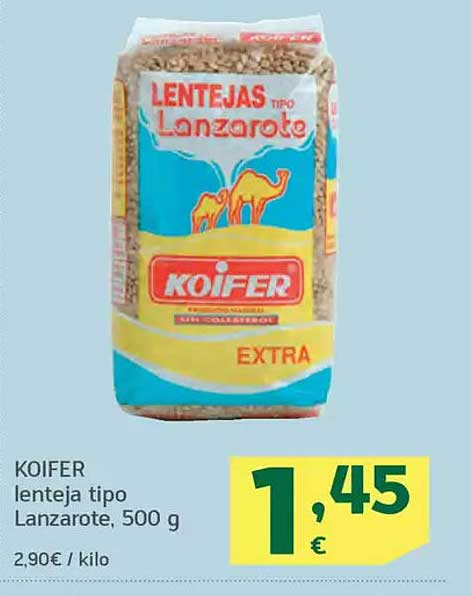 KOIFER lenteja tipo Lanzarote