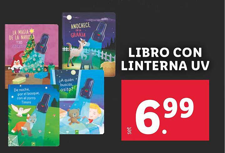 LIBRO CON LINTERNA UV