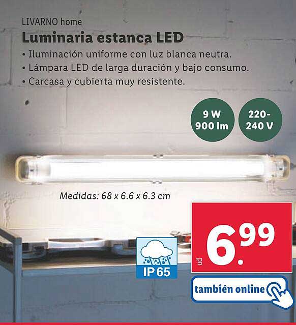 Luminaría estanca LED