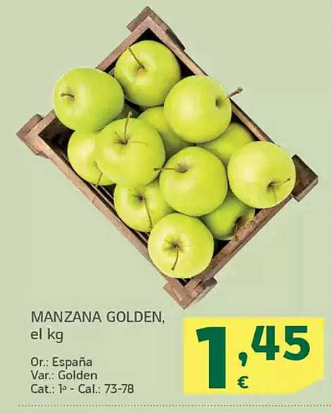 MANZANA GOLDEN, el kg