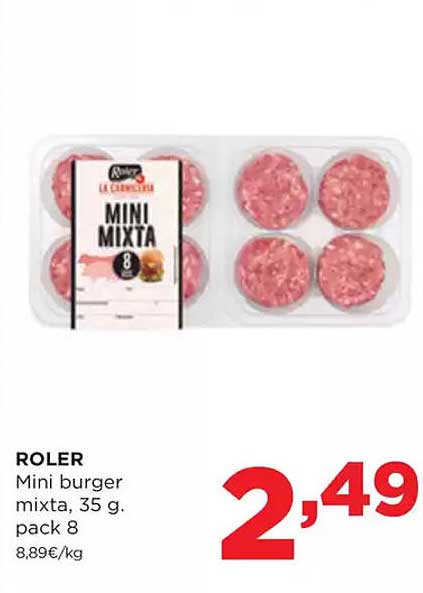 Mini burger mixta