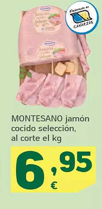 MONTESANO jamón cocido selección, al corte el kg