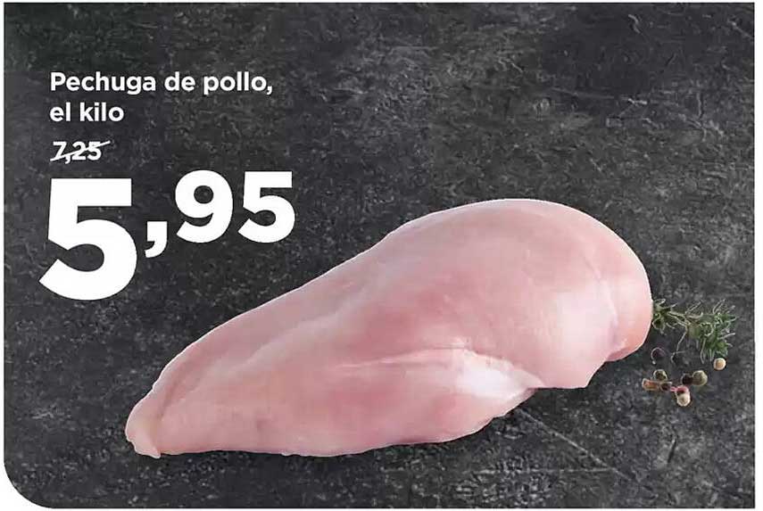 Pechuga de pollo, el kilo