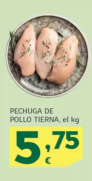 PECHUGA DE POLLO TIERNA, el kg