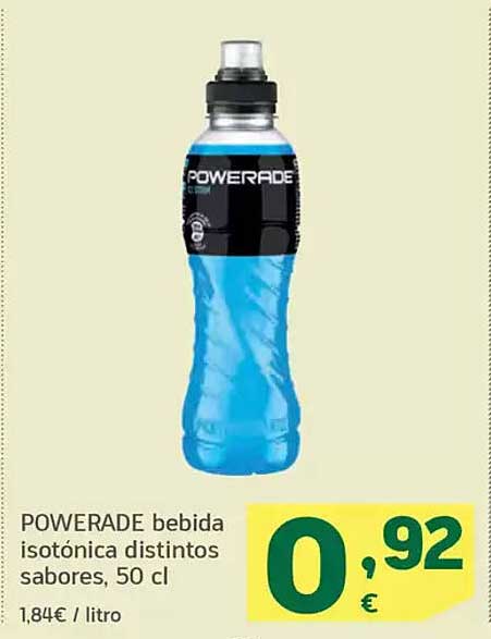 POWERADE bebida isotónica distintos sabores, 50 cl