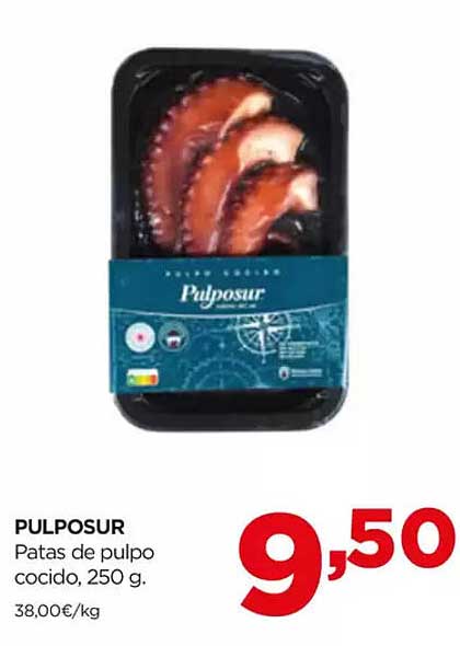 PULPOSUR Patas de pulpo cocido