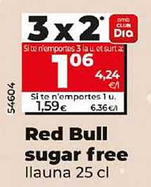 Red Bull sugar free