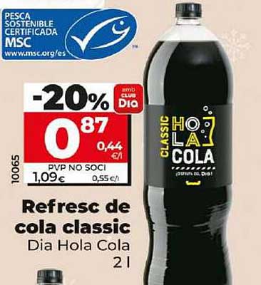 Refresc de cola classic Dia Hola Cola