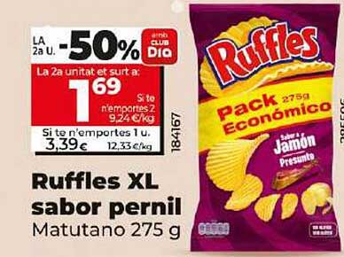 Ruffles XL sabor pernil