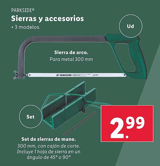 Sierras y accesorios