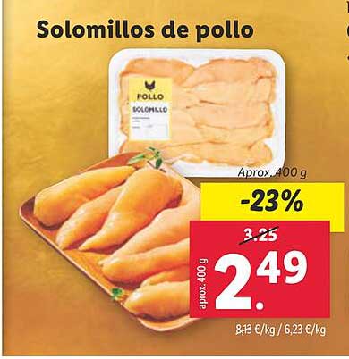 Solomillos de pollo