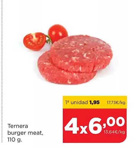 Ternera burger meat