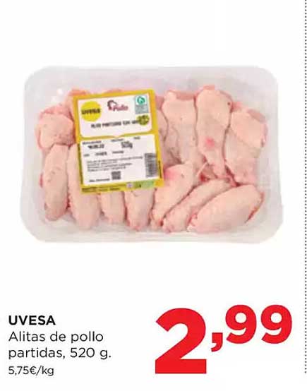 UVESA  
Alitas de pollo partidas  