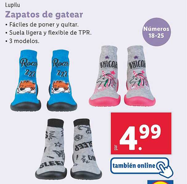 Zapatos de gatear