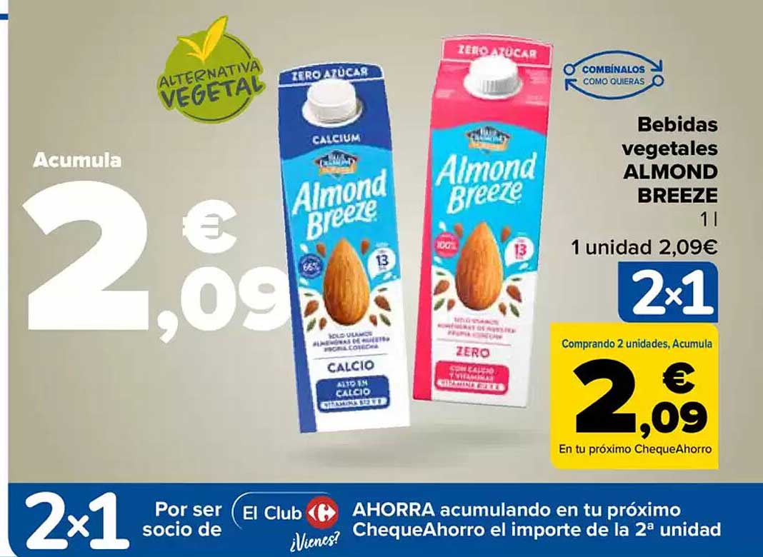 Bebidas vegetales ALMOND BREEZE