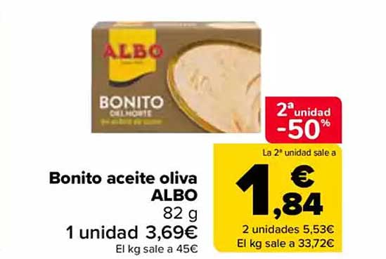 Bonito aceite oliva ALBO