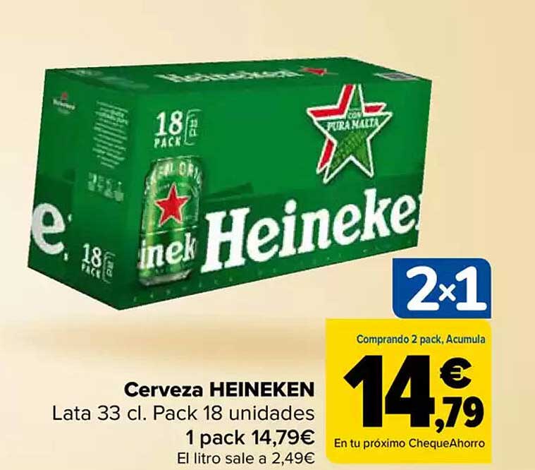 Cerveza HEINEKEN