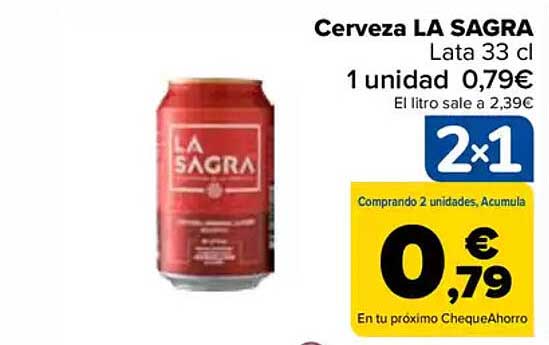 Cerveza LA SAGRA