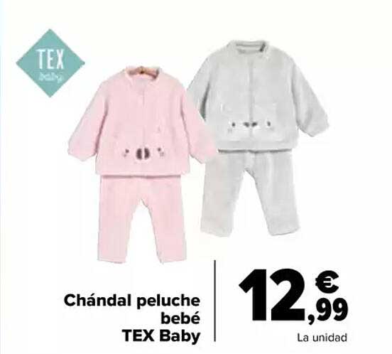 Chándal peluche bebé TEX Baby