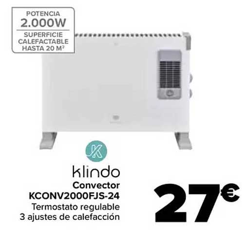 Convector KCONV2000FJS-24