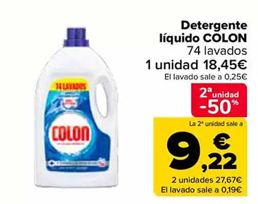 Detergente líquido COLON