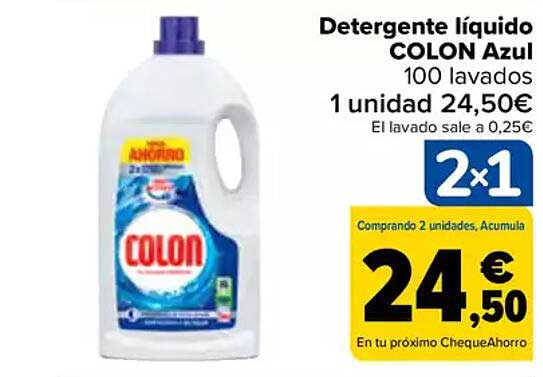 Detergente líquido COLON Azul