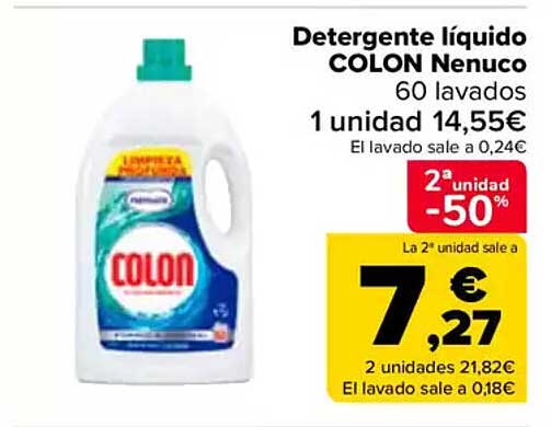 Detergente líquido COLON Nenuco