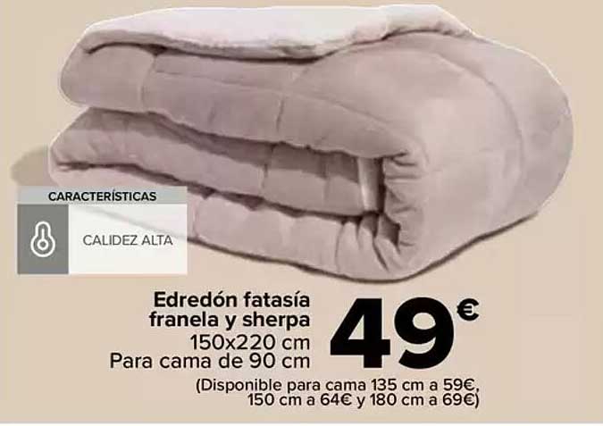 Edredón fatasía franela y sherpa 150x220 cm Para cama de 90 cm