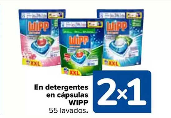 En detergentes en cápsulas WIPP