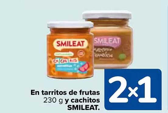 En tarritos de frutas SMILEAT.