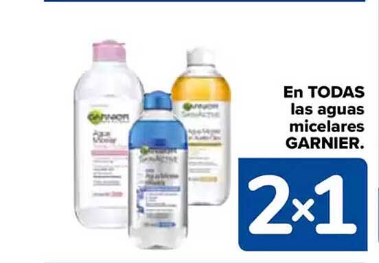 En TODAS las aguas micelares GARNIER.