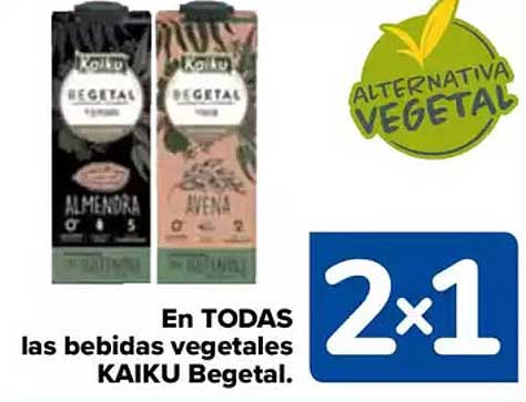 En TODAS las bebidas vegetales KAIKU Begetal.