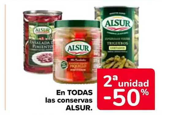 En TODAS las conservas ALSUR.