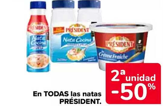 En TODAS las natas PRÉSIDENT.