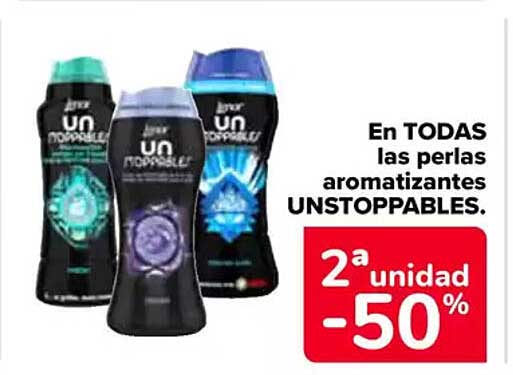 En TODAS las perlas aromatizantes UNSTOPPABLES.