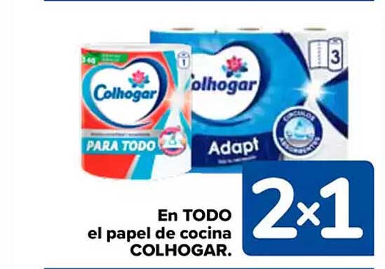 En TODO el papel de cocina COLHOGAR.