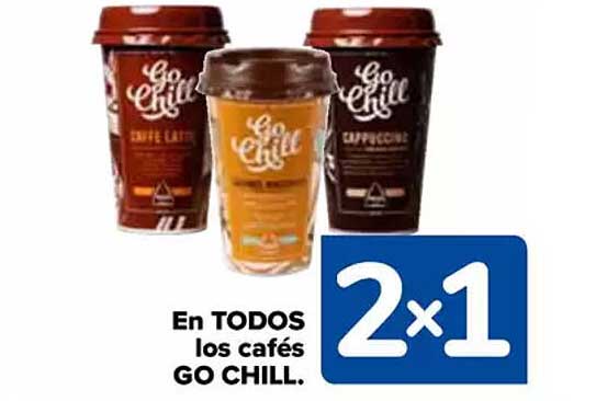 En TODOS los cafés GO CHILL.