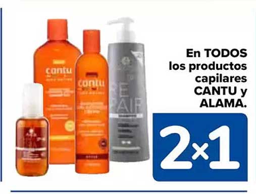 En TODOS los productos capilares CANTU y ALAMA.