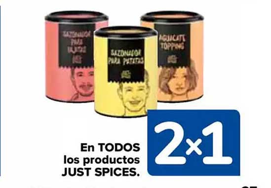 En TODOS los productos JUST SPICES.