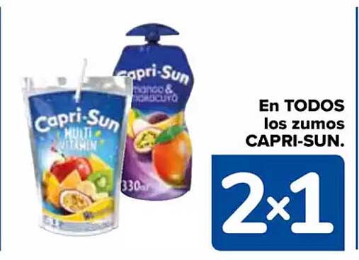 En TODOS los zumos CAPRI-SUN.