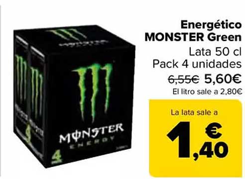 Energético MONSTER Green