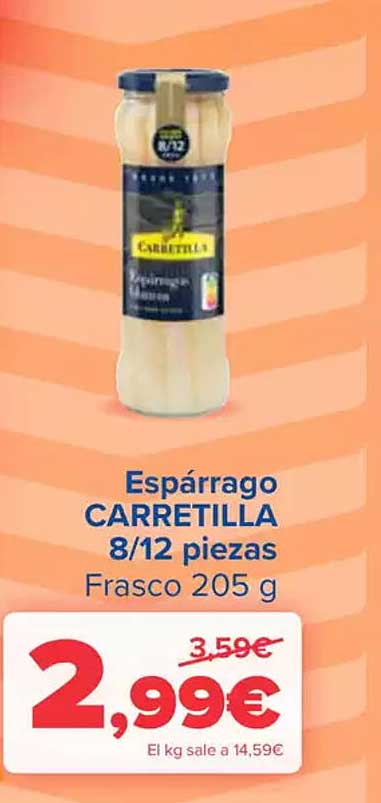 Espárrago CARRETILLA 8/12 piezas